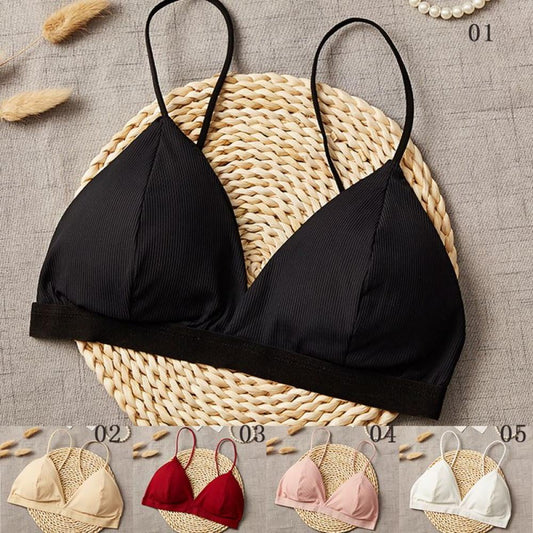 Soft Cotton Triangle Bra