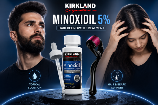 Minoxidil 5% + Derma Roller Combo
